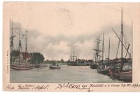 866 - Hafen ColorSegelschiffe 1902