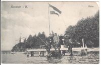 891 - Hafen Steg Angler 1905